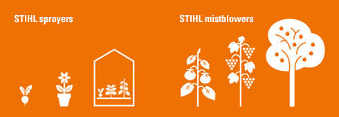 STIHL sprayers and mistblowers for pest management