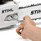 STIHL side chain tensioning