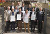 The STIHL "Suppliers of the Year 2012" with the STIHL chairman of the Management board, Dr. Bertram Kandziora.