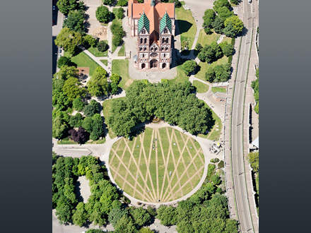 : Aerial view of the finished drawing, photographer: H. Neumann
