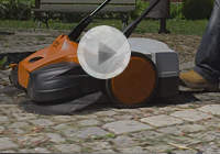 The new STIHL sweeping machines in action