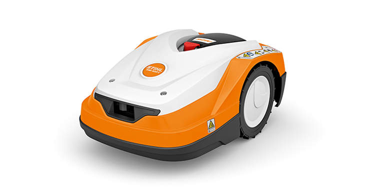 STIHL iMOW® RMI 522 C robotic mower on white background